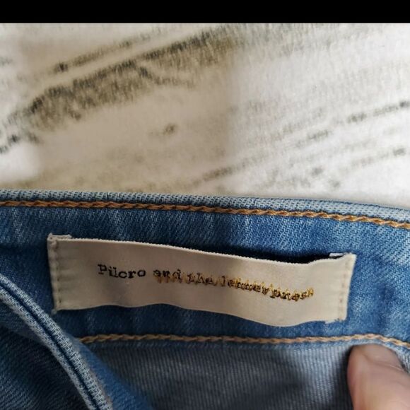 Pilcro and the Letterpress Anthropologie Letterpress Superscript Skinny Jeans 25 - Picture 4 of 7